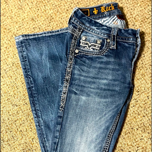 Rock Revival bootcut jean sz 26 - Picture 2 of 9
